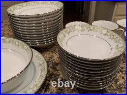 NORITAKE CHINA PRINCETON 92 piece FULL SERVICE SET for 12 8 Service PCS. 6911
