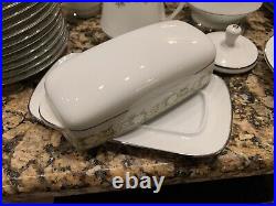 NORITAKE CHINA PRINCETON 92 piece FULL SERVICE SET for 12 8 Service PCS. 6911