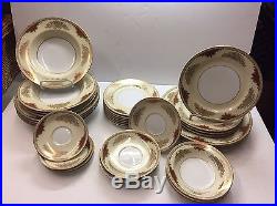 NORITAKE CHINA SET Service For 4 Plus 4986 MORIMURA Plates Bowls Saucers 34 Pcs