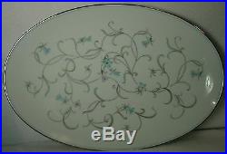 NORITAKE China ALICIA 5764 pattern 79-pc SET SERVICE for 12 with 7-pc SERVING