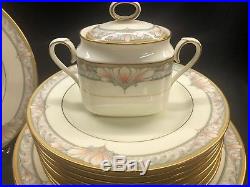 NORITAKE China BARRYMORE 9737 pattern 40-pc SET 8 Place Settings Excellent