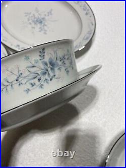 NORITAKE China CAROLYN 2693 SERVES EIGHT PLUS SERVING PCS= 43PCS TOTAL