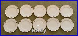 NORITAKE China Dinnerware Service for 10, 62pcs, Joely Art Deco Pattern, Mint