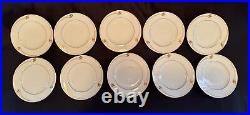 NORITAKE China Dinnerware Service for 10, 62pcs, Joely Art Deco Pattern, Mint