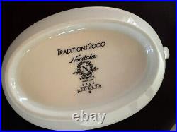 NORITAKE China Dinnerware Service for 10, 62pcs, Joely Art Deco Pattern, Mint
