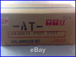 NORITAKE China HYANNIS PORT 9797 5PC Completer Set Platter Bowl Cream & Sug MIB