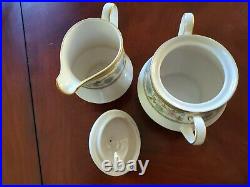 NORITAKE China MIYOSHI pattern 9-piece HOSTESS Set + Free 4 pc Place Setting