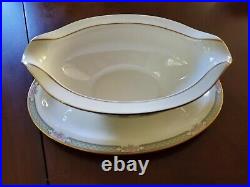NORITAKE China MIYOSHI pattern 9-piece HOSTESS Set + Free 4 pc Place Setting
