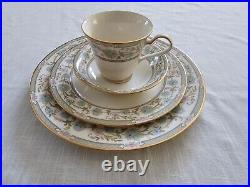 NORITAKE China MIYOSHI pattern 9-piece HOSTESS Set + Free 4 pc Place Setting