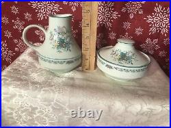 NORITAKE China Paradise Green 23 Piece Teapot Set Serves 6 Japan 8223 W80