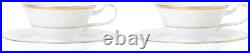 NORITAKE Cup & Saucer Pair Set 220cc White Palace 2 Guests Bone China P595874753
