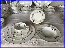 NORITAKE-DINNERWARE -Fine China Japan 6907 -7Pieces -10 Place Setting + Serving