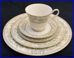 NORITAKE IVORY CHINA MIYOSHI 5 piece PLACE SETTINGS FOR FOUR