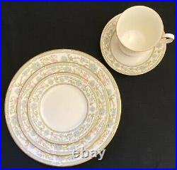 NORITAKE IVORY CHINA MIYOSHI 5 piece PLACE SETTINGS FOR FOUR