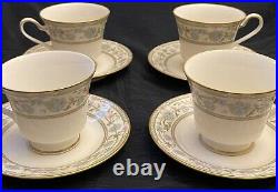 NORITAKE IVORY CHINA MIYOSHI 5 piece PLACE SETTINGS FOR FOUR