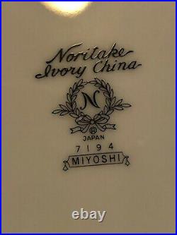 NORITAKE IVORY CHINA MIYOSHI FOUR PLACE SETTINGS / 20PCS (2 Sets avail)