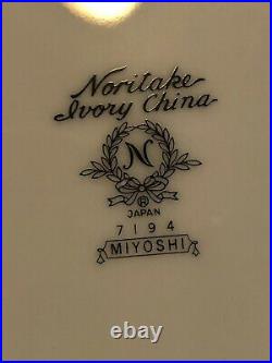 NORITAKE IVORY CHINA MIYOSHI FOUR PLACE SETTINGS / 20PCS (4 Sets avail)