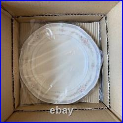 NORITAKE Ivory China ROTHSCHILD 20-piece Service for 4 Pale Blue Pink Floral NEW