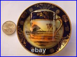 NORITAKE JAPAN CHINA TEA SET CAMELS PALMS DESERT SCENE c1930s EXCELLENT CONDn