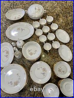 NORITAKE Japan China CERVANTES 7261pattern 69 Piece Set