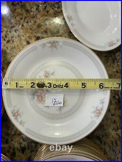 NORITAKE Japan China CERVANTES 7261pattern 69 Piece Set