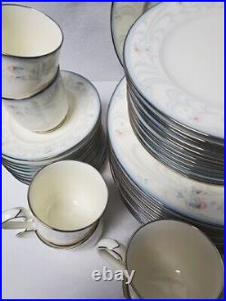 NORITAKE Japan Evermore 60 pc set service for 12-dinners salads breads cups +