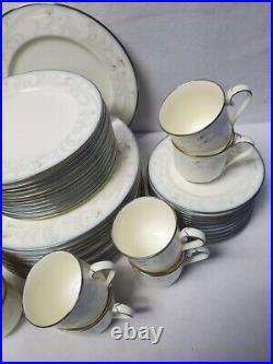 NORITAKE Japan Evermore 60 pc set service for 12-dinners salads breads cups +