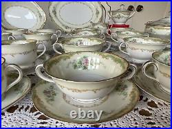 NORITAKE -Japan -LARUE -Dinnerware Set- 7 Pieces -8 Place Setting +Serving Pc