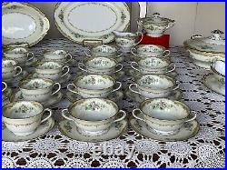 NORITAKE -Japan -LARUE -Dinnerware Set- 7 Pieces -8 Place Setting +Serving Pc