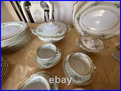 NORITAKE -Japan -LARUE -Dinnerware Set- 7 Pieces -8 Place Setting +Serving Pc