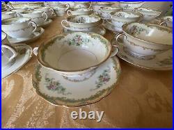 NORITAKE -Japan -LARUE -Dinnerware Set- 7 Pieces -8 Place Setting +Serving Pc