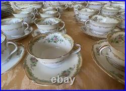 NORITAKE -Japan -LARUE -Dinnerware Set- 7 Pieces -8 Place Setting +Serving Pc