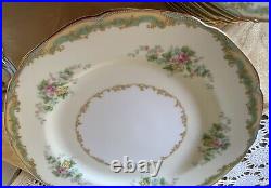 NORITAKE -Japan -LARUE -Dinnerware Set- 7 Pieces -8 Place Setting +Serving Pc