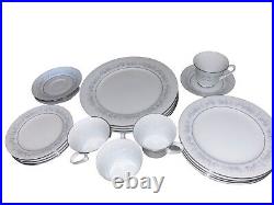 NORITAKE MARYWOOD 2181 CONTEMPARY FINE CHINA DINNERWARE SET JAPAN 4-5 Pc. Setti
