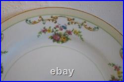 NORITAKE M MORIMURA JAPAN N2170 Pink Blue Floral 24 Pcs 6 Pc Plc Set Serv for 4