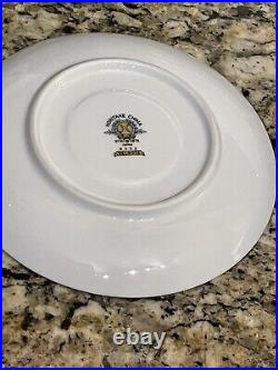 NORITAKE Melrose Platinum Coupe Pattern China 20pc 4 X 5 Piece Place Settings