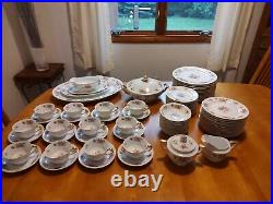 NORITAKE PHYLLIS 6 PIECES for 12 Plus Many Serving Pieces 78 piece china set