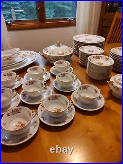 NORITAKE PHYLLIS 6 PIECES for 12 Plus Many Serving Pieces 78 piece china set