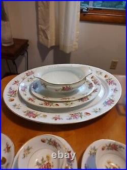 NORITAKE PHYLLIS 6 PIECES for 12 Plus Many Serving Pieces 78 piece china set