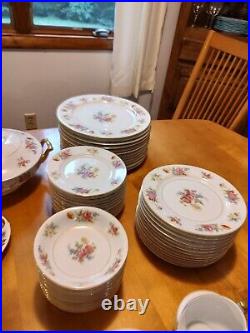 NORITAKE PHYLLIS 6 PIECES for 12 Plus Many Serving Pieces 78 piece china set