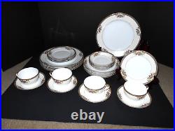 NORITAKE PORCELAIN CHINA GRASMERE PATTERN 24 Pc Set 4 Place Setting #76567