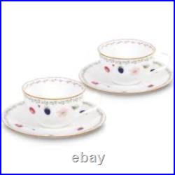 NORITAKE PORTSHORE / PORT SHORE 4613 Tea Service For 6 Guests In Bone China NEW
