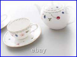 NORITAKE PORTSHORE / PORT SHORE 4613 Tea Service For 6 Guests In Bone China NEW