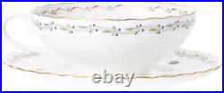NORITAKE PORTSHORE / PORT SHORE 4613 Tea Service For 6 Guests In Bone China NEW
