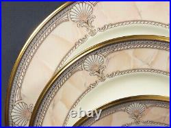 NORITAKE Pacific Majesty DINNER SET Plates Coffee Cup Tea Bread Salad 9771 Gold
