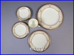 NORITAKE Pacific Majesty DINNER SET Plates Coffee Cup Tea Bread Salad 9771 Gold