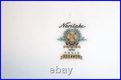 NORITAKE ROSAMOR 5851S JAPAN 28 Piece Set 7 Piece Place Setting Service for 4