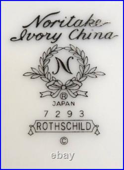 NORITAKE ROTHSCHILD 20 Pcs Set 4-5 pc Place Sets Plates Cup Saucer Mint JAPAN