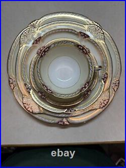 NORITAKE Rubigold 89501 8 Eight PIECE PLACE SETTINGS & Serving Pcs 70 Pcs MNT