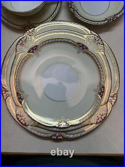 NORITAKE Rubigold 89501 8 Eight PIECE PLACE SETTINGS & Serving Pcs 70 Pcs MNT